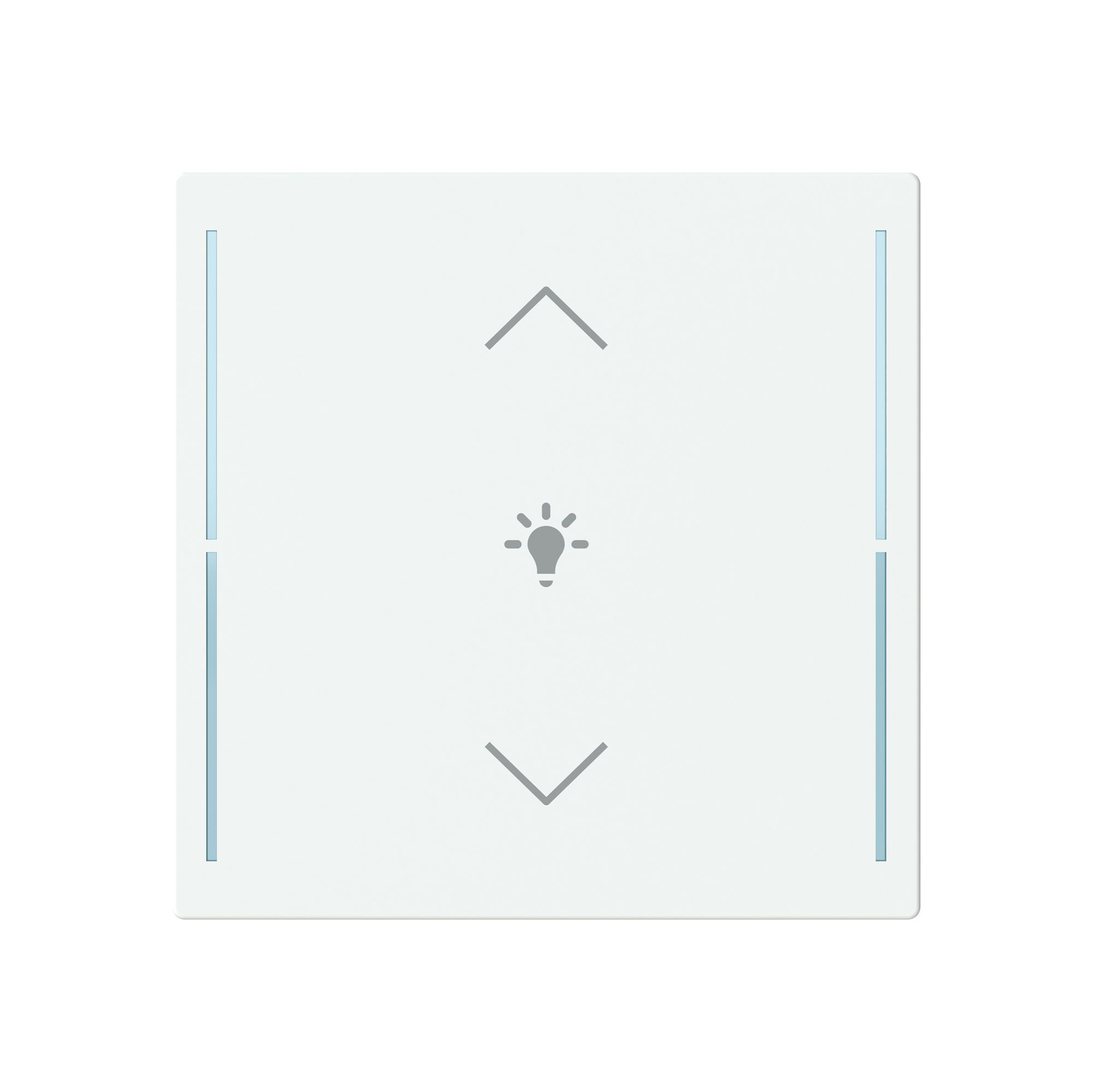 Tasterabdeckung ABB SIDUS touch 1-fach "Wippe-Dimmen" weiss