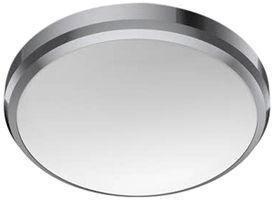 LED-Deckenleuchte Philips Doris 6W 600lm 2700K IP44 Ø220mm Chrom