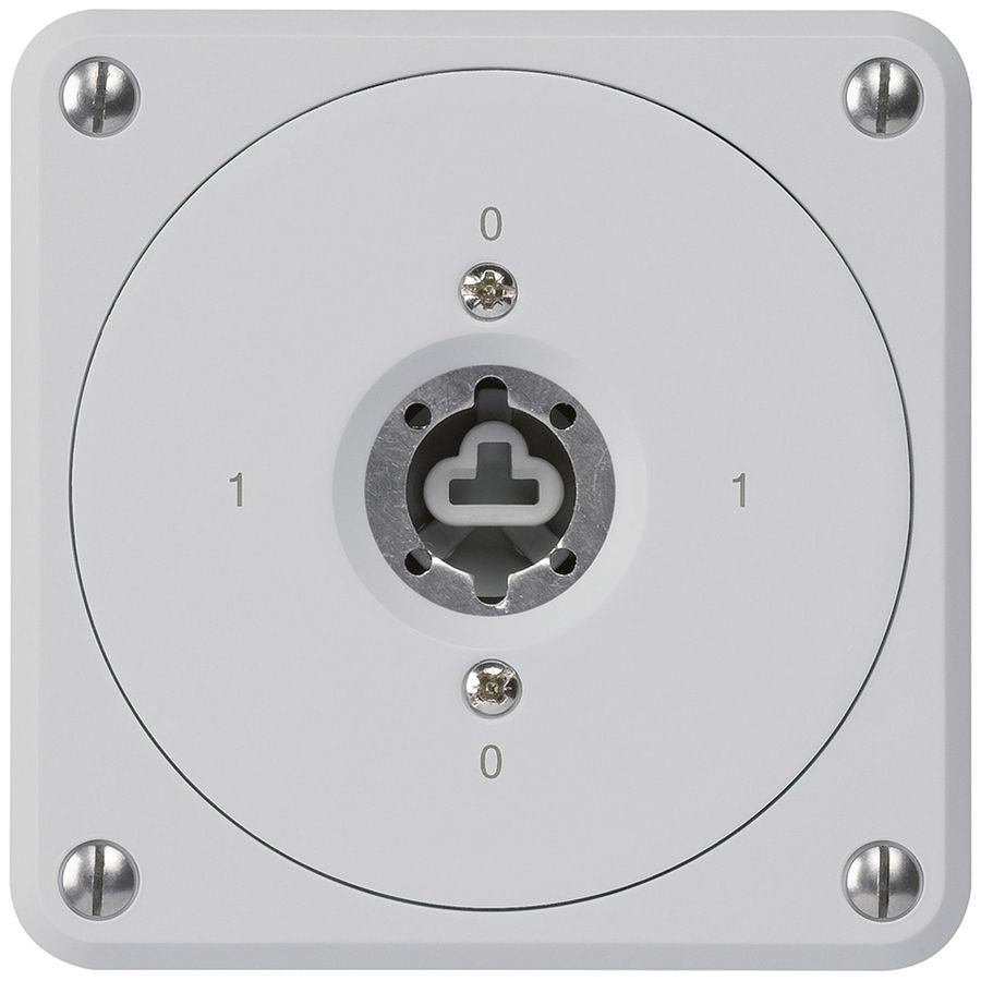 Interrupteur à clé ENC robusto sans clapet sans cylindre 0/1P gris p.combinaison