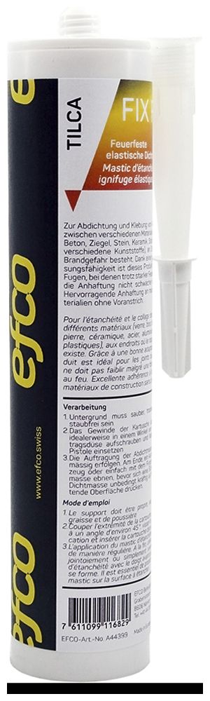 Dichtstoff EFCO TILCA FIX FS 300ml Oxim-Silikon weiss