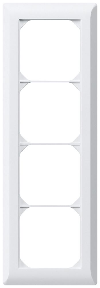 UP-Abdeckrahmen kallysto.line 4×1 weiss 92×272mm
