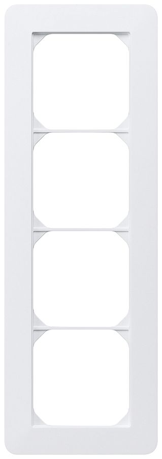 UP-Abdeckrahmen kallysto.trend 4×1 weiss 94×274mm