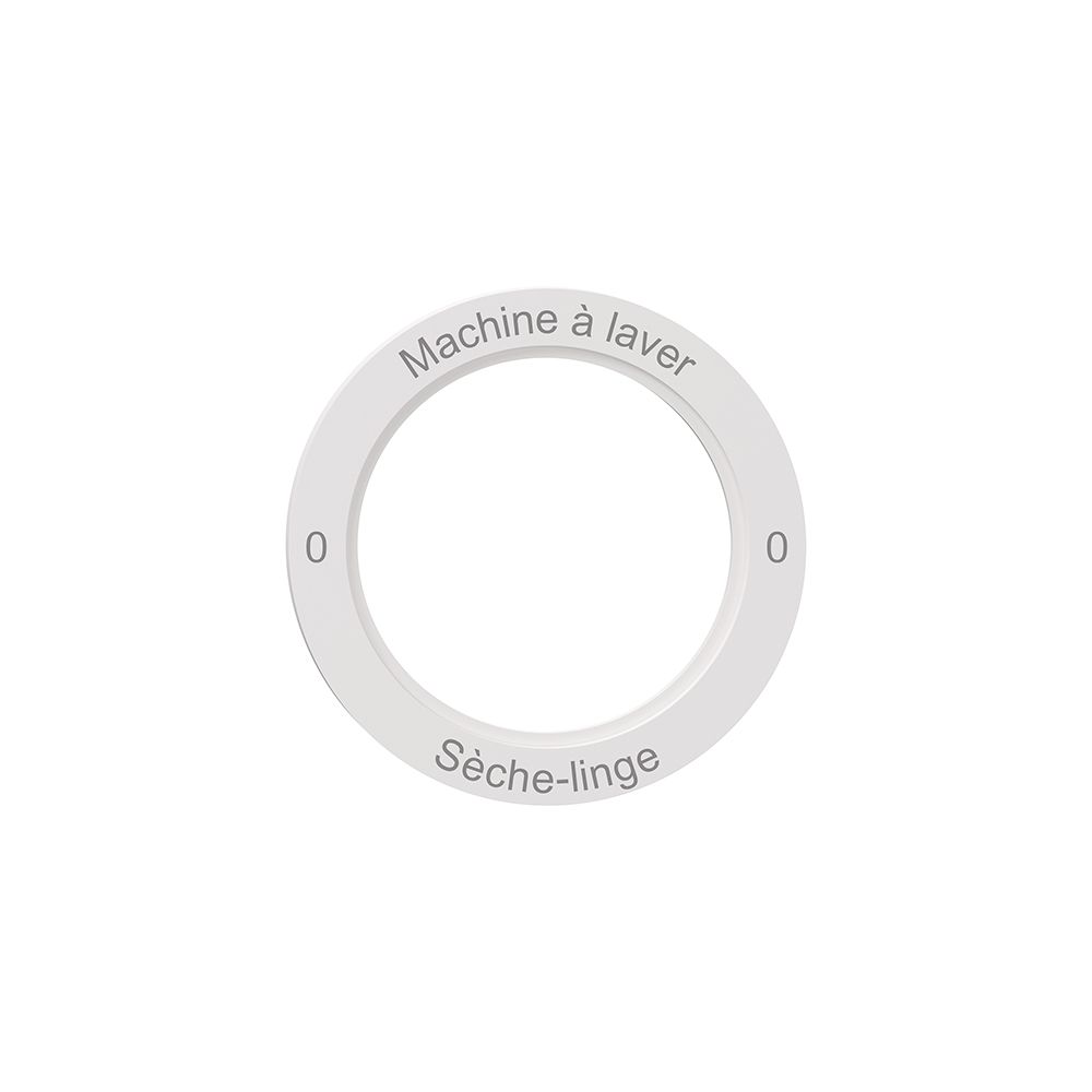 Disque indicateur NEVO, p.inter.rotatif, 0-Machine à laver-0-Sèche-linge, blanc
