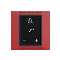 UP-Raumthermostat EDIZIOdue F berry mit Display, Fussboden- und Raumregler