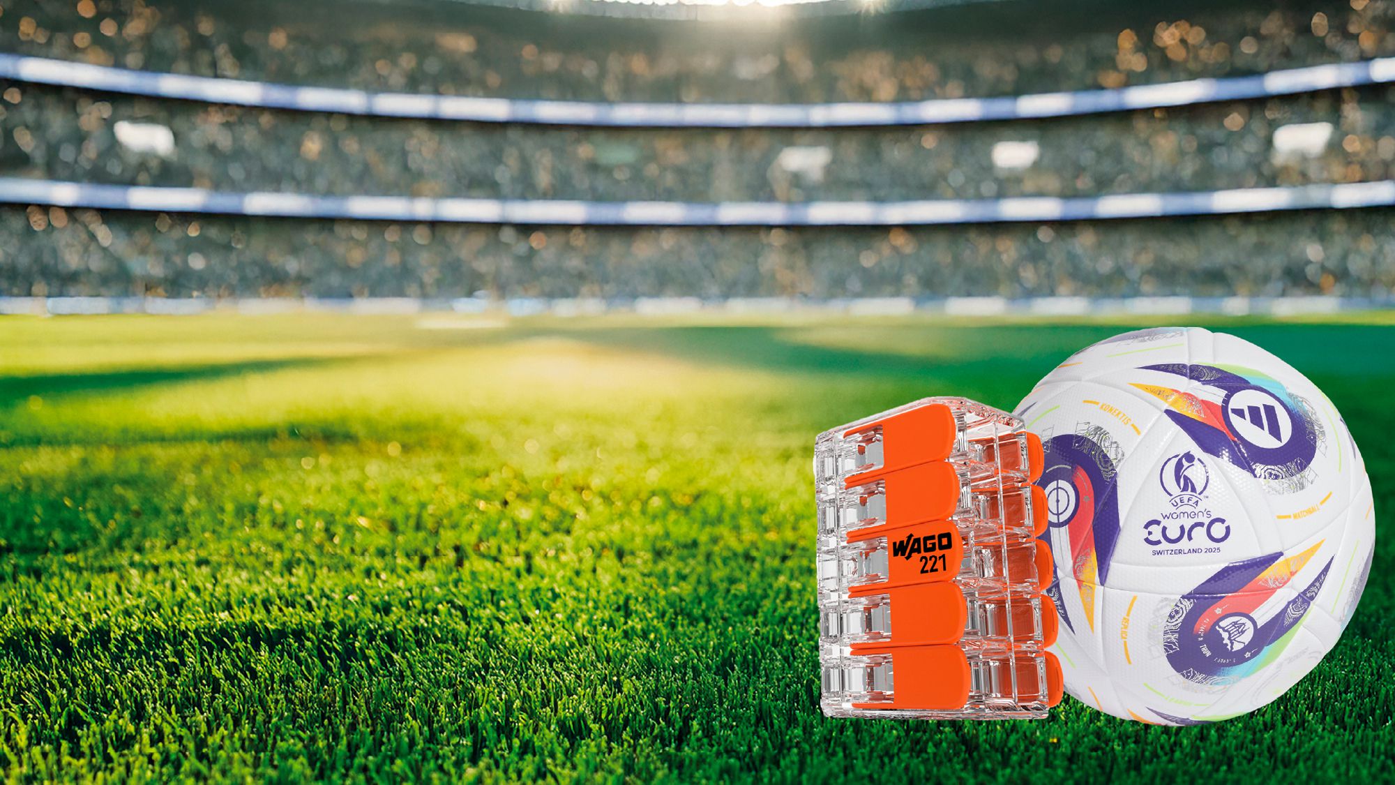 Jeu de bornes de connexion WAGO Profi SET 1×ADIDAS UEFA Women's Euro25