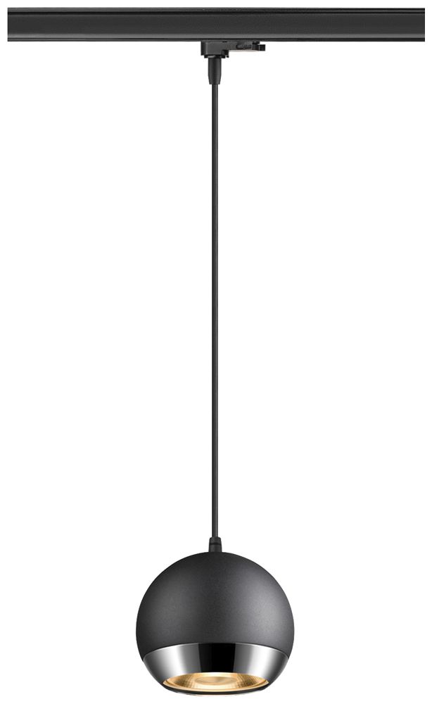 Pendelleuchte SLV LIGHT EYE 150 AD3PH GU10 1×13W DIM Ø150mm schwarz