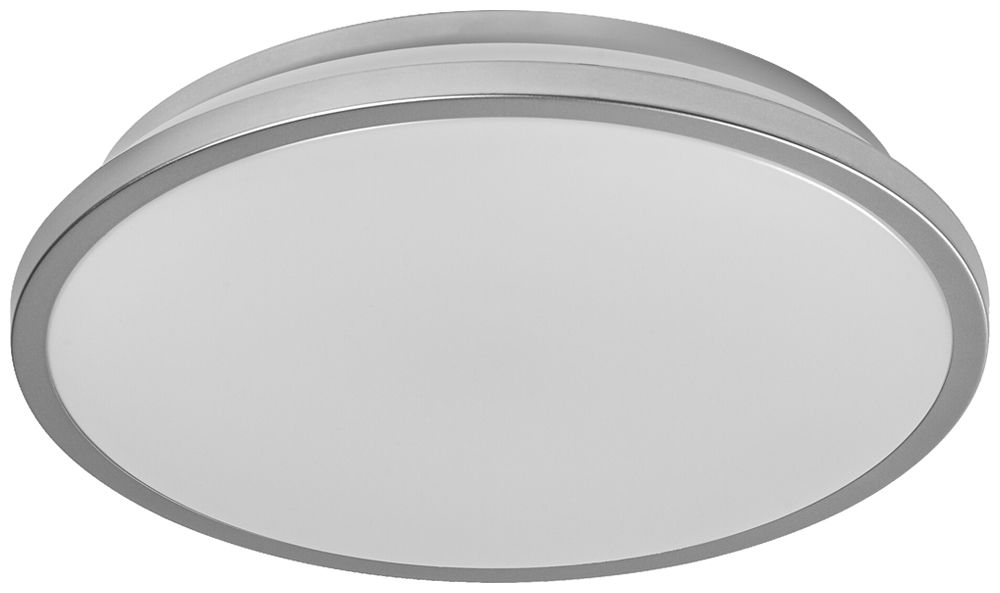 LED-Deckenleuchte LEDVANCE ORBIS DUBLIN 16W 1100lm 3000K Ø295mm Silber