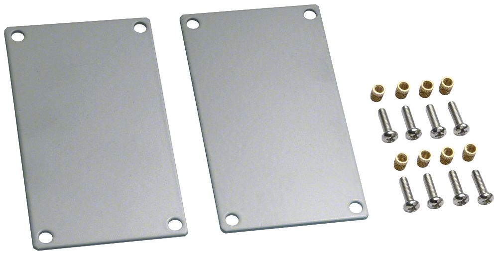 Pezzo finale tehalit DABA Al anodizzato, 50×80mm