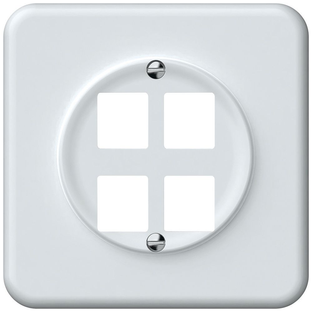 UP-Montageset origin gerade 4×HMS 92×92mm weiss