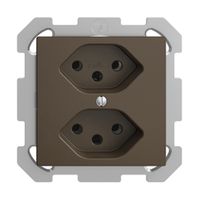Prise ENC EDIZIOdue 2×T13 coffee