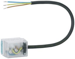 Flachkabeldose L2-N-PE 16A POWER mit Kabel 300mm