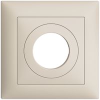 UP-Frontset, EDIZIOdue crema 88×88mm für Schlüsselschalter