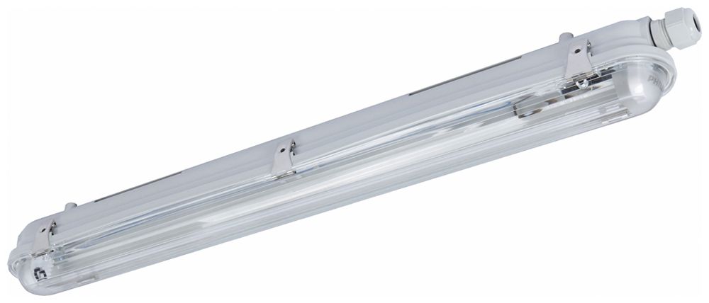 Feuchtraumleuchte Philips Ledinaire 1×G13 IP65 670×69×70mm grau