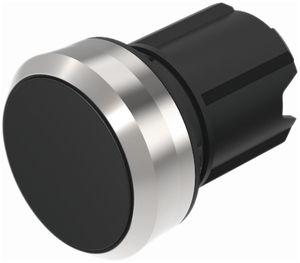 Interruttore INS EAO45, R, nero, anello grigio, a filo