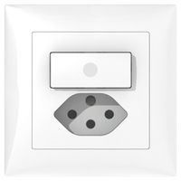 UP-Leuchtkombination I SIDUS B 1/W+T13 weiss glänzend