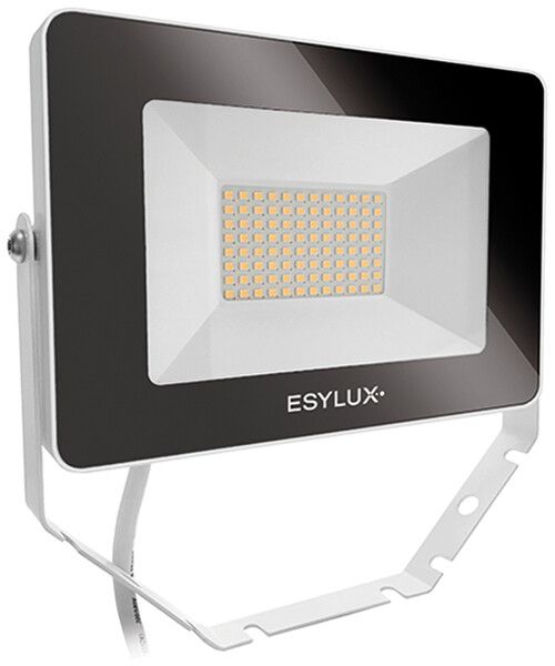 Projecteur LED ESYLUX OFL BASIC, 30W 3000K 3000lm 200×32×135mm IP65, blanc