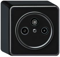 AP-Antennendose TV-R-SAT origin Durchgangsdose 5.5dB schwarz