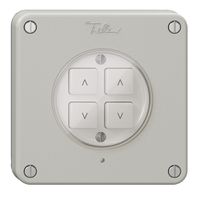 Interruttore tapparelle 2K/4T NEVO Wiser N.CO grigio chiaro