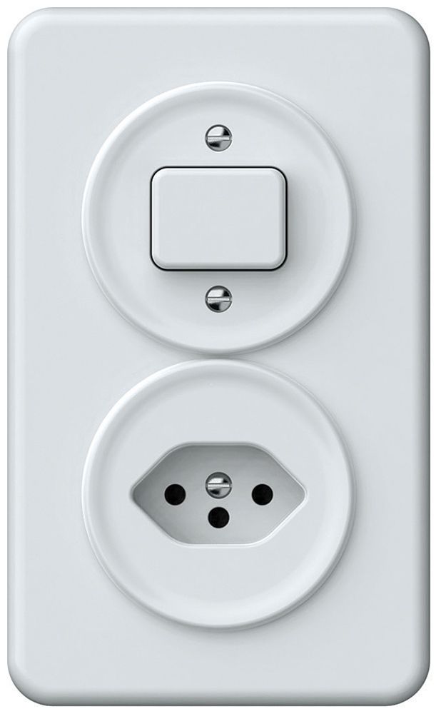 UP-Kombination origin Sch 3/1L + 1×T13 88×148mm weiss