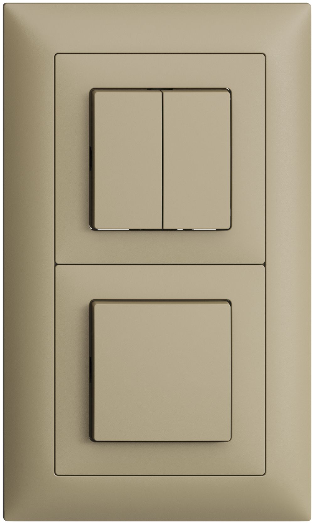 UP-Kombination EDIZIOdue 1/1P+3/1P sand