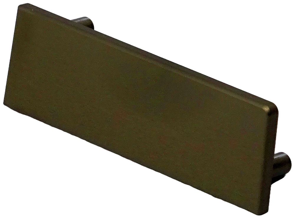 Endstück ELBRO 60×20mm links goldbraun