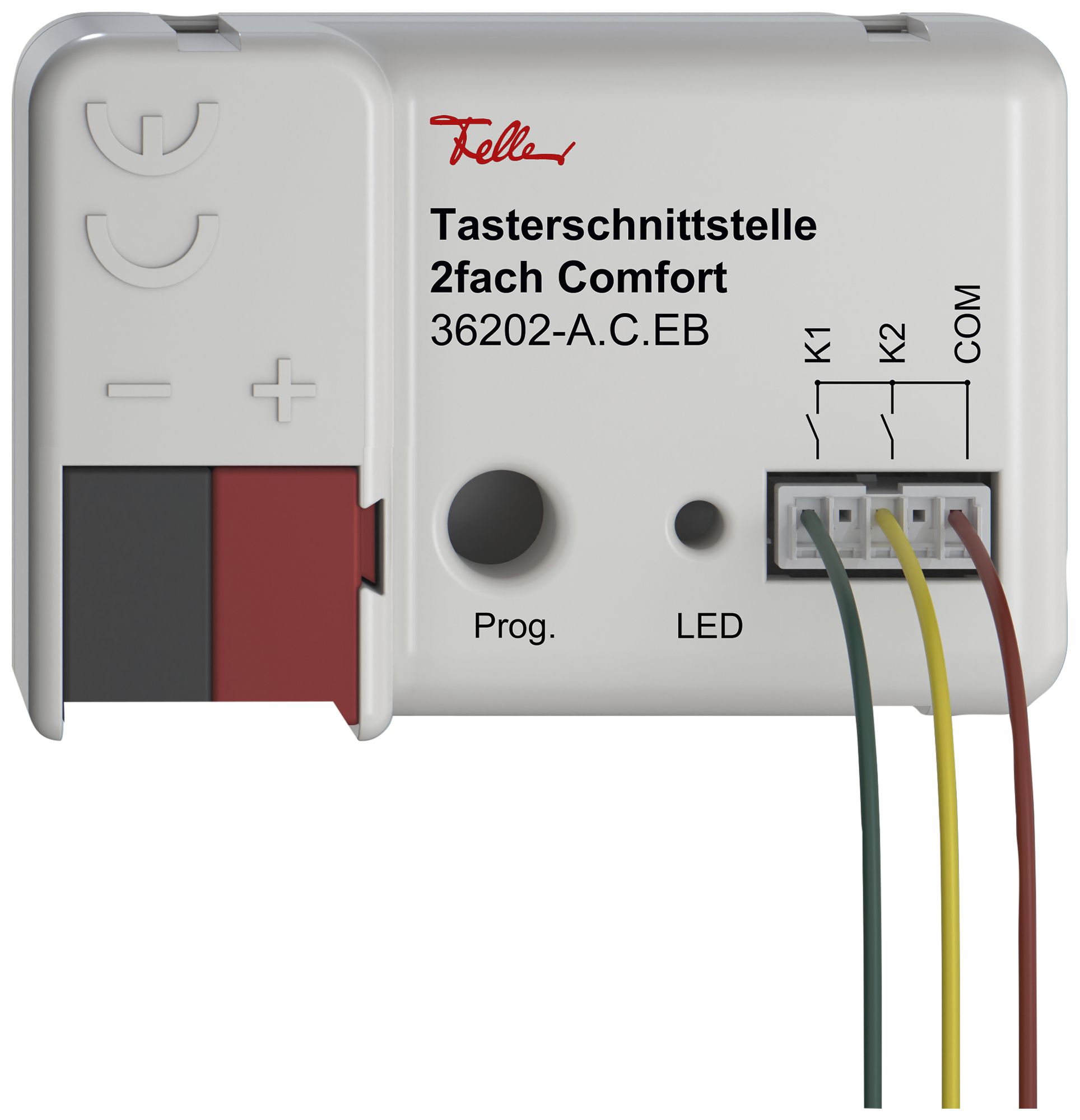 Interface pour bouton-poussoir Feller Comfort KNX Secure 2× 44×29×16mm IP20