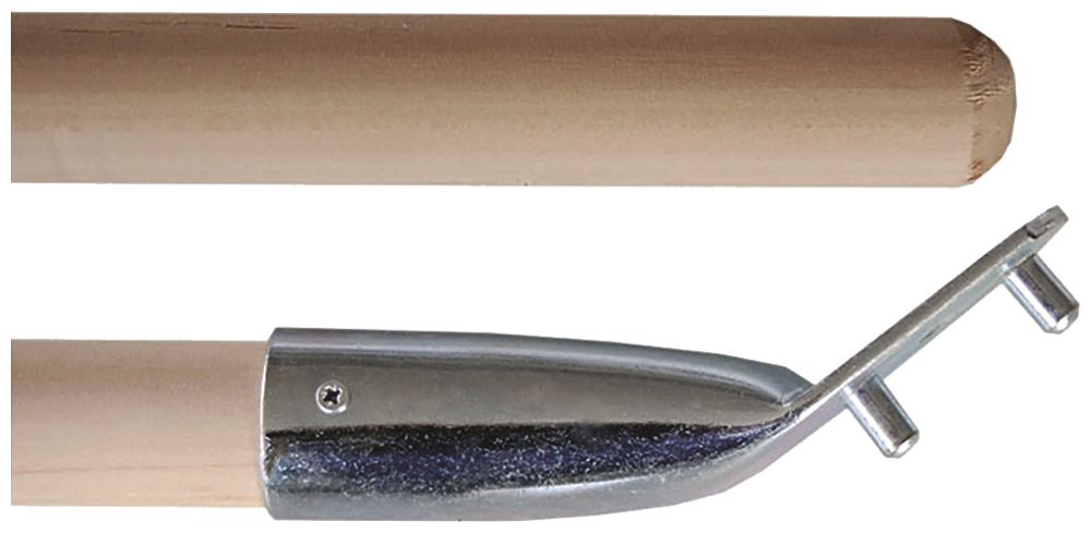 Manico per scopa Plica in legno 180cm Ø=29.5mm