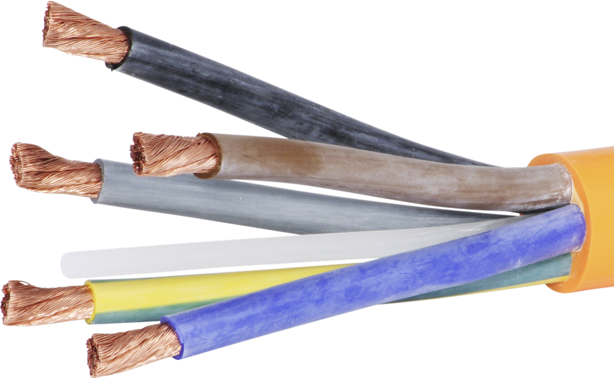 Kabel EPR-PUR 5×70mm² 3LNPE orange