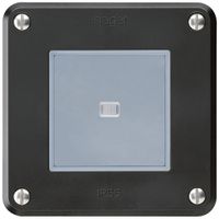 UP-Druckschalter robusto IP55 Schema 3 beleuchtet schwarz