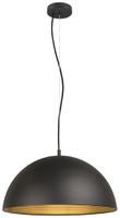 Pendelleuchte SLV FORCHINI M 50 E27 1×40W DIM Ø500mm schwarz/gold