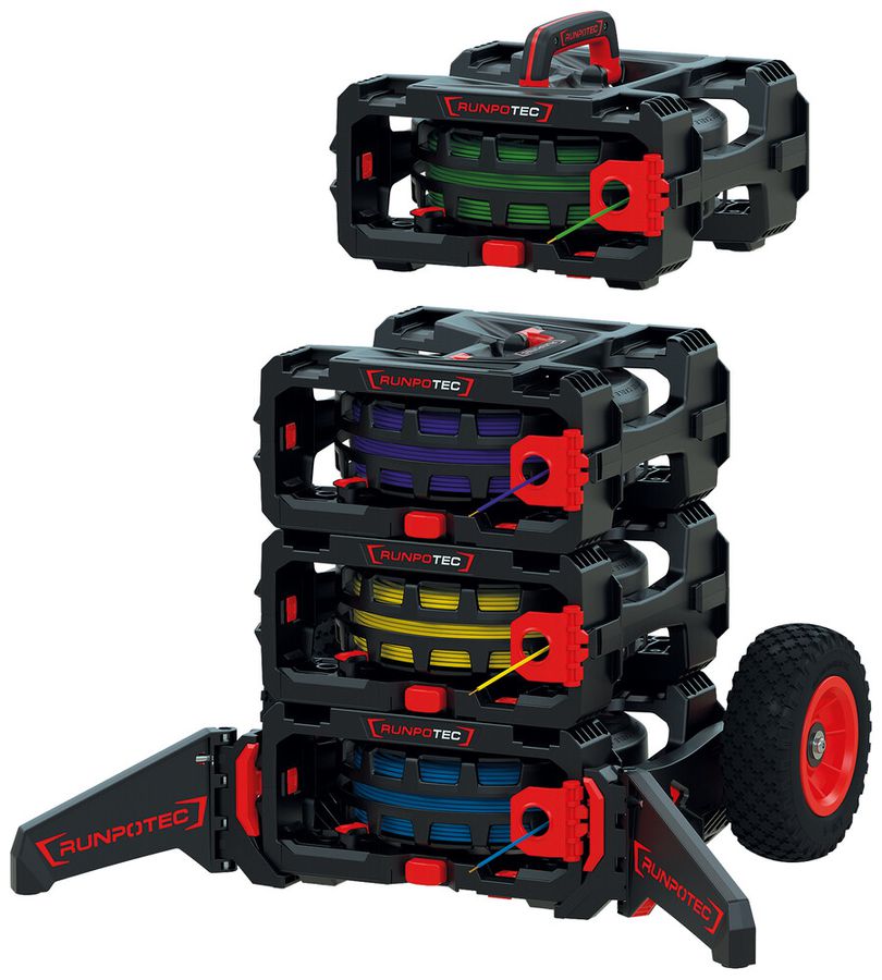 Transportrolle Runpotec CB 260 Kunststoff 2 Stück