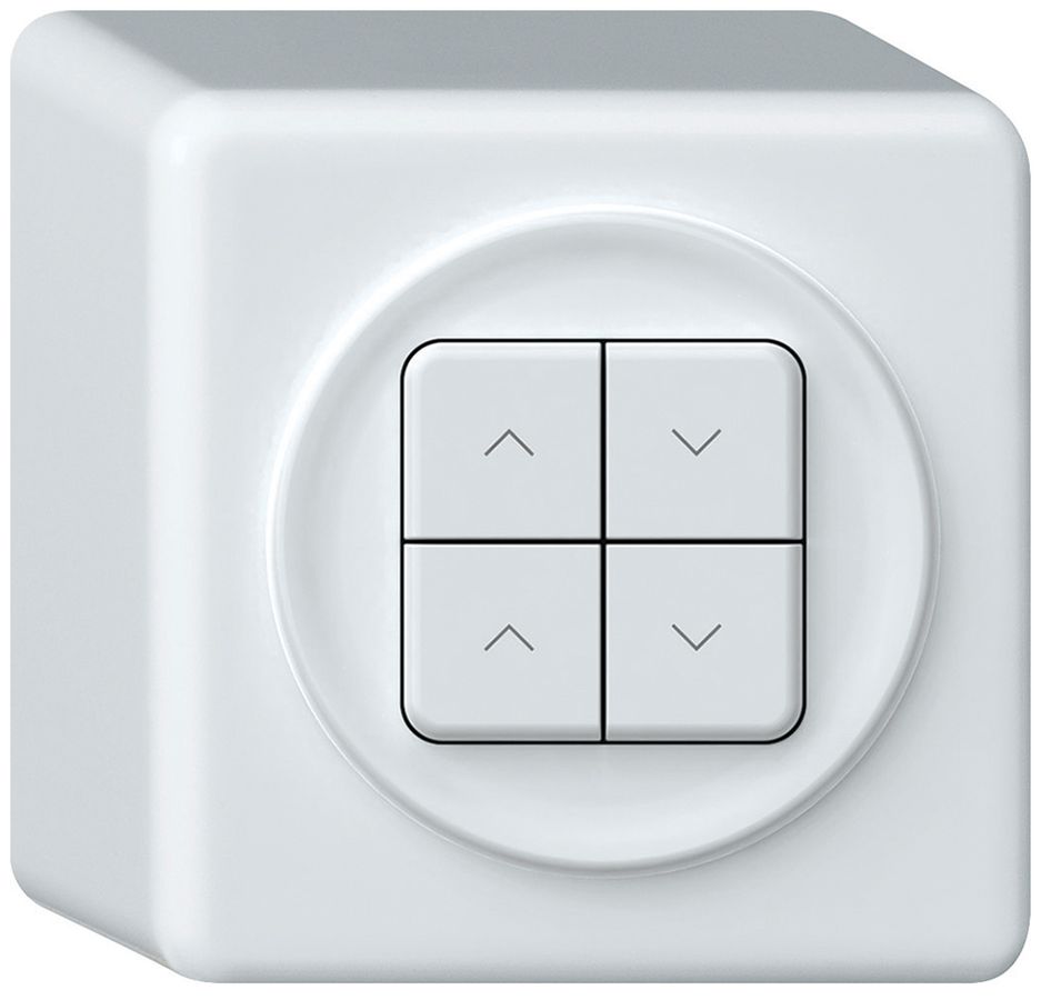 Attuatore per persiana KNX AP origin 4×tasti bianco