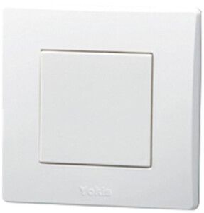 Émetteur mural RF AP Yokis TLM1T45P, 1 touche 2.4GHz 250m