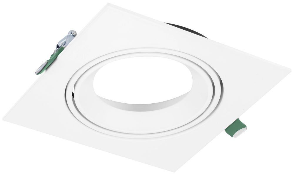 Cadre de montage LUDOSPOT 111 SQUARE CARDAN, 165mmØINC, blanc