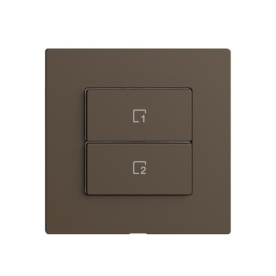 Commande pour poussoir scène 2 scènes vert./2T Edue Wiser coffee