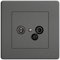 UP-Antennendose TV-R-Daten EDIZIO.liv SNAPFIX® 15dB dgu