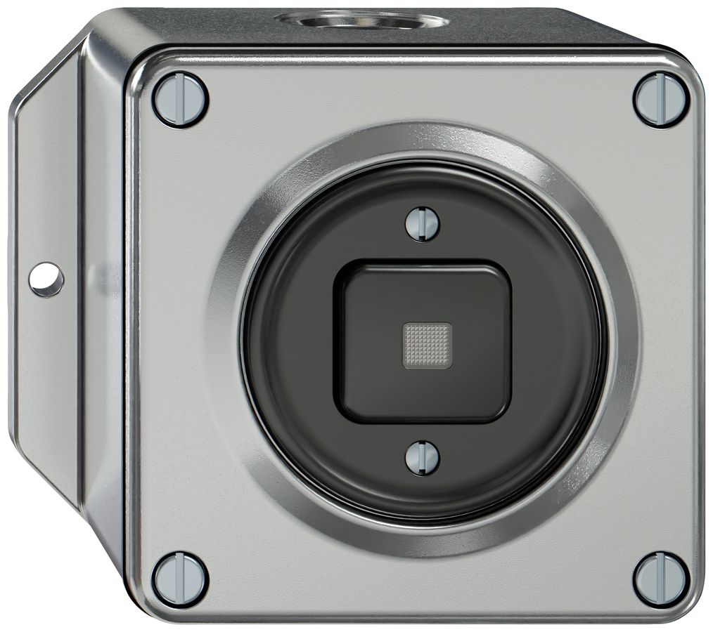 AP-Leuchtdruckschalter ELEMENT Schema 3/1L 16A 250V LED aluminium