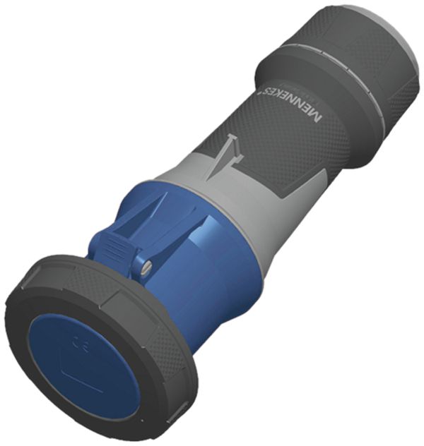 Kupplung PowerTOP 125A IP67 3P 6h 230V, mit Verschraubung