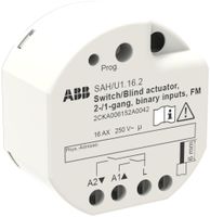 EB-KNX-Schalt/-Jalousieaktor ABB SAH/U2.16.2, 2/1-fach, 16AX/250VAC