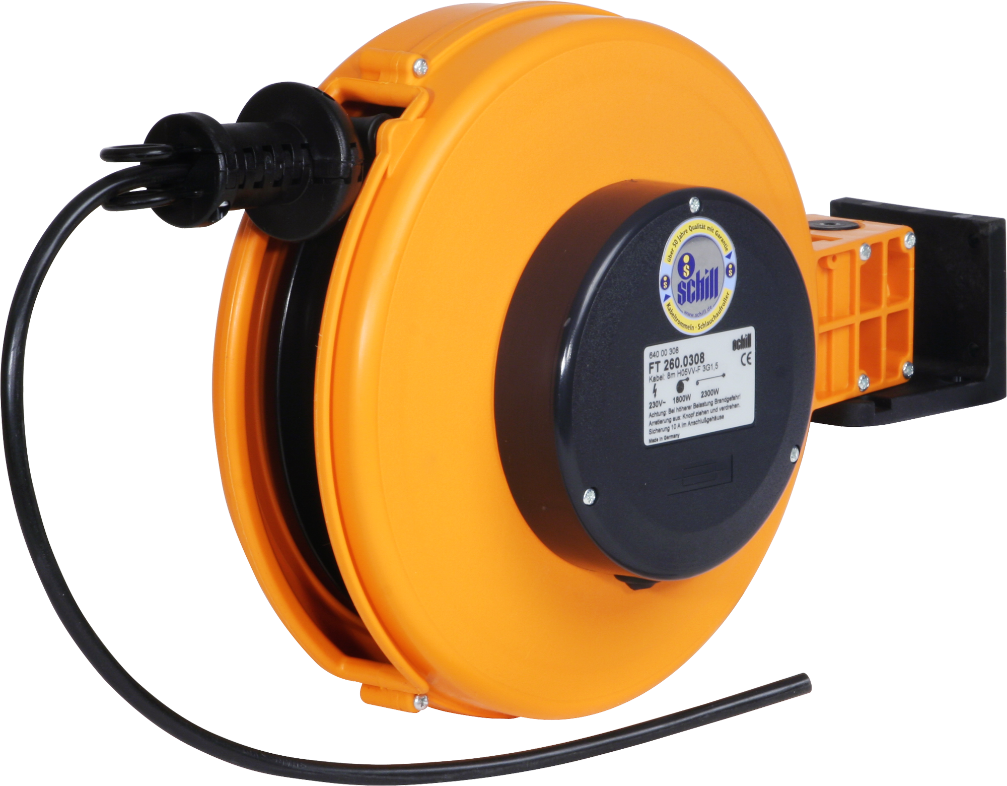 Avvolgicavo automatico 8m 3×1.5mm², FT 260.0308