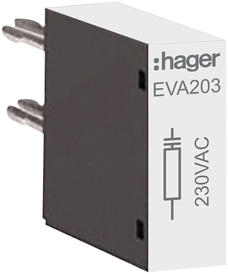 Modulo RC Hager 230VAC per fusibili EV040…EV095, EVN063…EVN200
