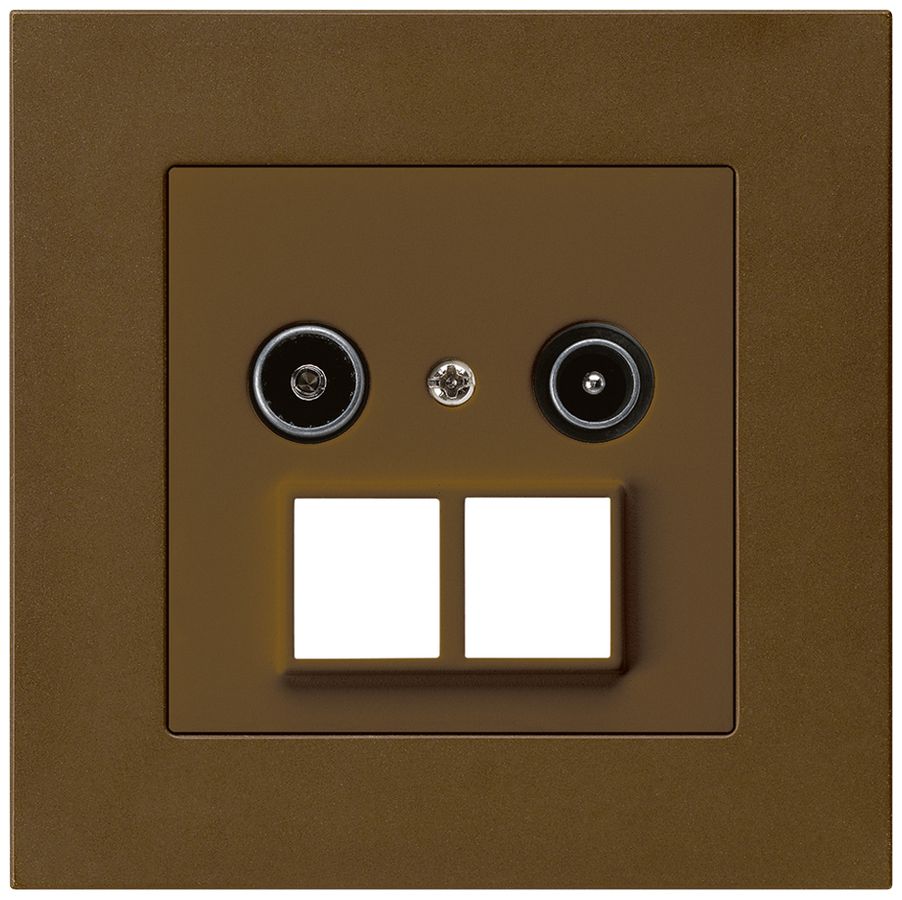 UP-Antennendose R/TV HMS kallysto.pro 14dB braun