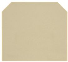 Abschlussplatte Weidmüller AST1+5 DB 58×1.5mm beige