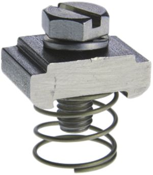 Ancoraggio Woertz, acciaio inossidabile A4, M8, con molla e vite