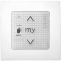 Commande ENC Somfy Smoove Uno IB Pure, incl. cadre intermédiaire EDIZIOdue