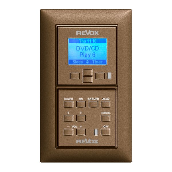 Combinaison ENC Revox coffee grd. I-I vertical EDIZIOdue