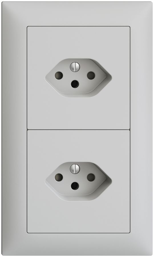 UP-Kombination I-I EDIZIOdue 2×T13 hellgrau