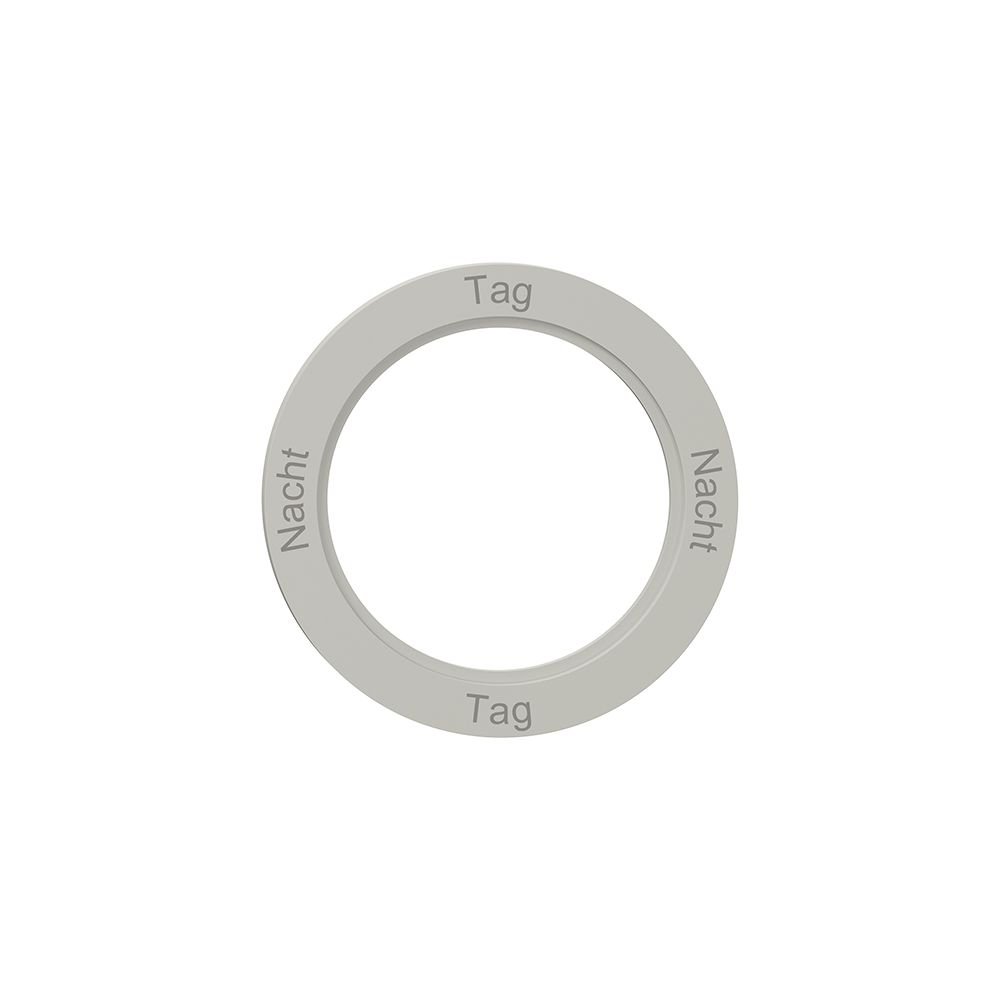 Disque indicateur NEVO, p.interrupteur rotatif, Nacht-Tag-Nacht-Tag, gris clair