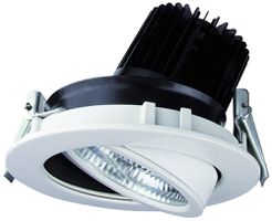 EB-LED-Downlight DOTLUX TURN 46 W, 4000K, 40°, weiss
