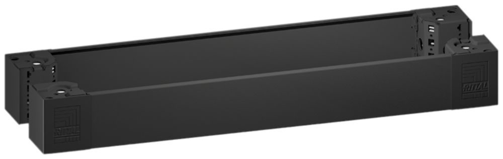 Socle avec angles Rittal AX, H=100mm, pour armoire compacte L=800mm